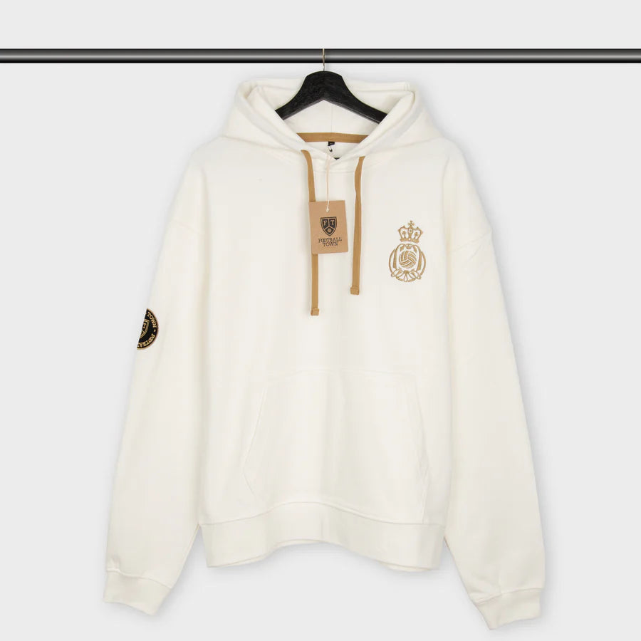 Hoodie La Corona Real FootballTown Color Blanco