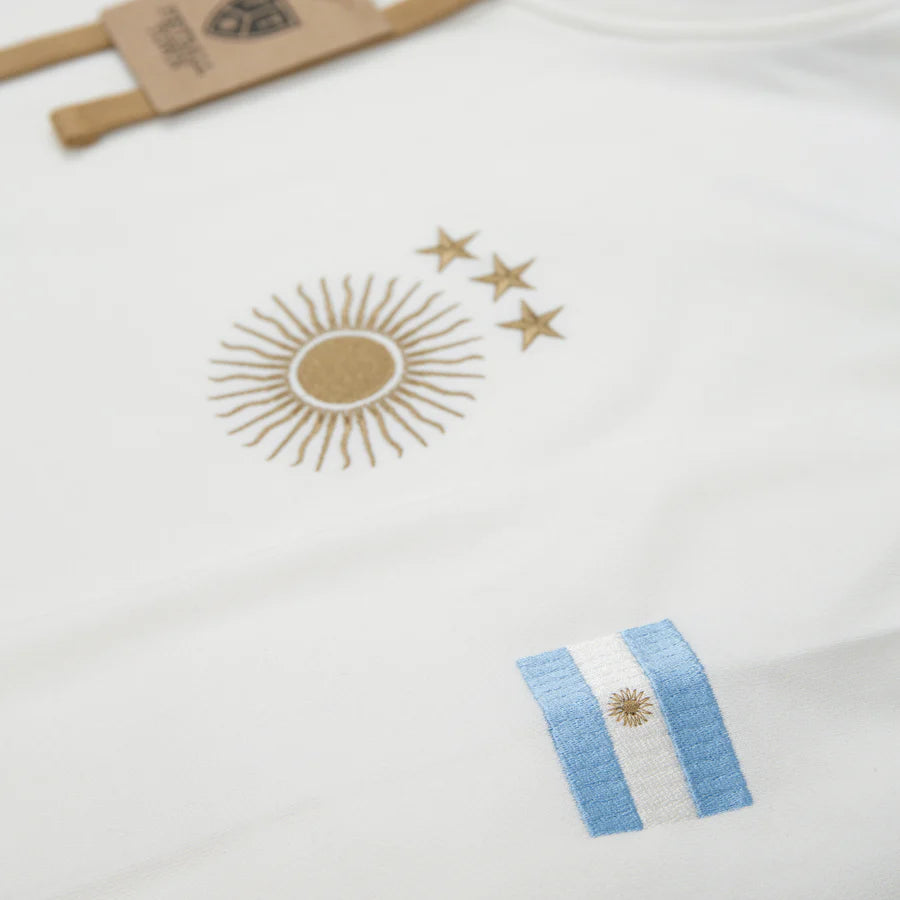Hoodie Argentina El Sol FootballTown Color Blanco