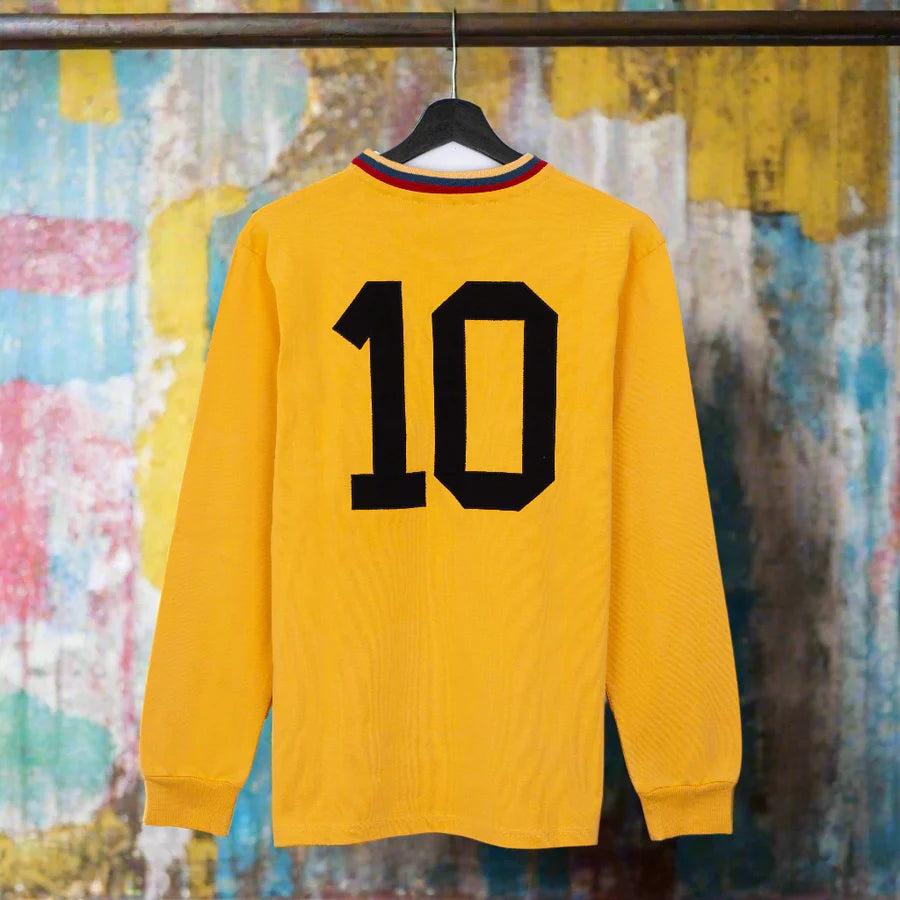 Camiseta El Cafetero Manga Larga FootballTown Color Amarilla