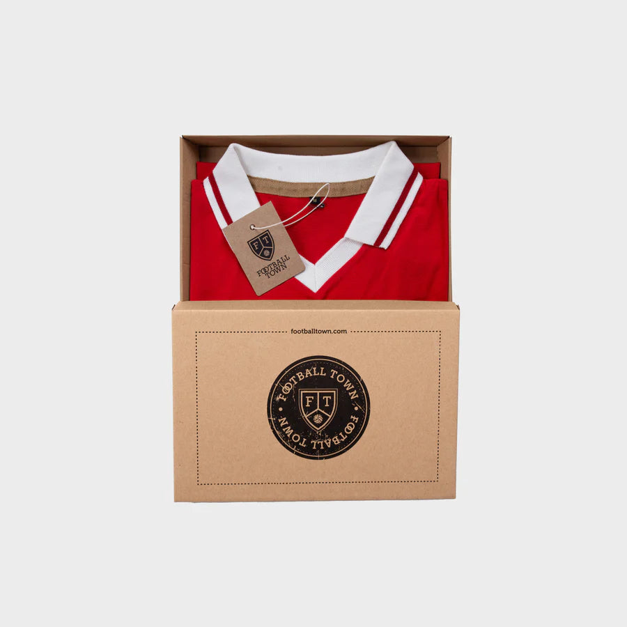 Camiseta The Cannon Clasica Manga Larga FootballTown Color Rojo/Blanco