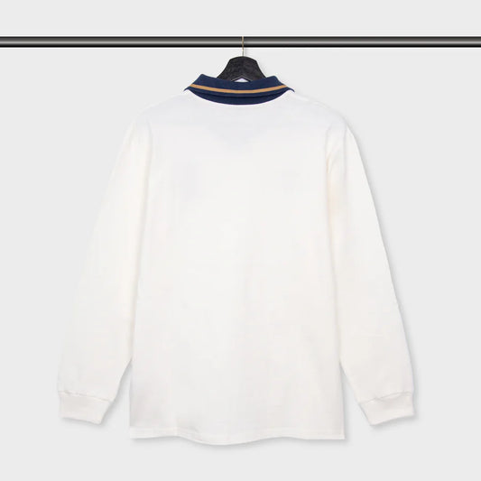 Camiseta La Corona Clasica Manga Larga FootballTown Color Blanco