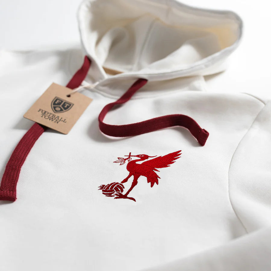 Hoodie The Bird White FootballTown Color Blanco