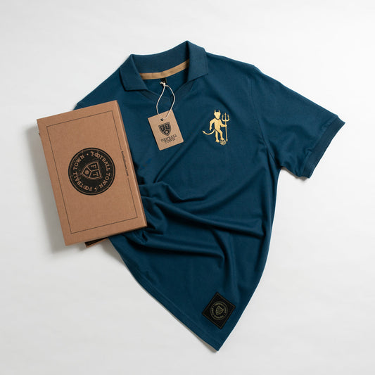 Polo Diablo Rojo FootballTown Color Azul