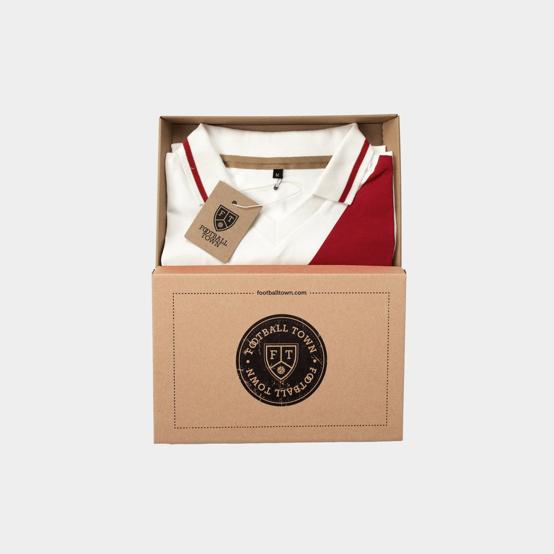 Camiseta La Gallina Clasica FootballTown Color Blanco/Rojo