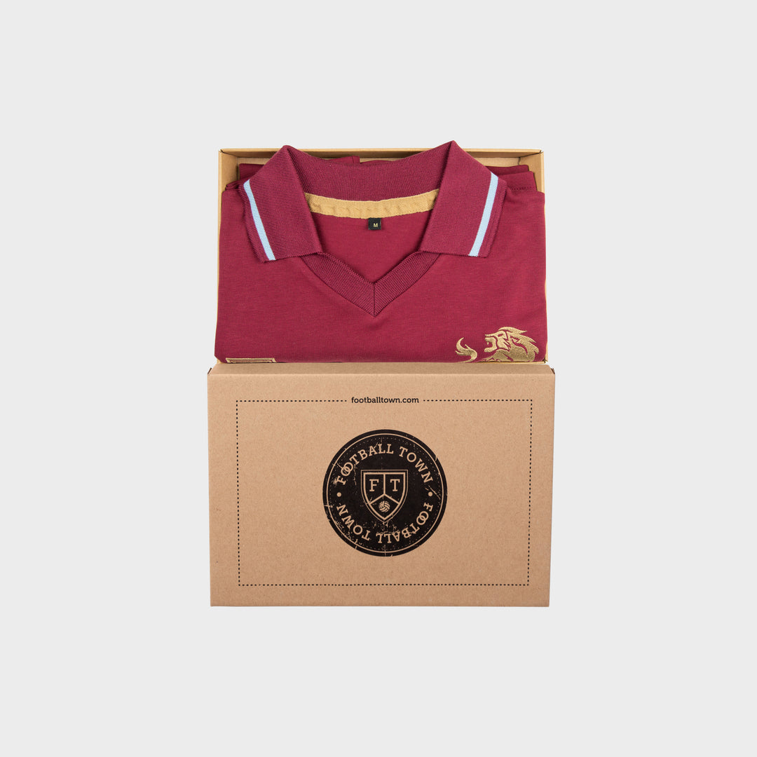 Camiseta Clásica The Villan Footballtown Color Vinotinto/Azul