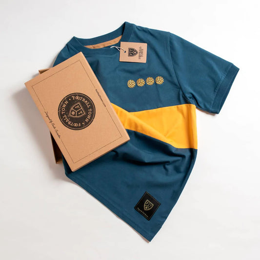 Camiseta Tributo D10S Azul y Oro FootballTown Color Azul y Dorado