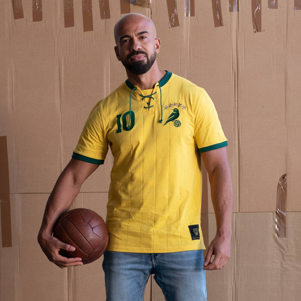 Camiseta Retro Stars La Canarinha FootballTown Color Amarillo