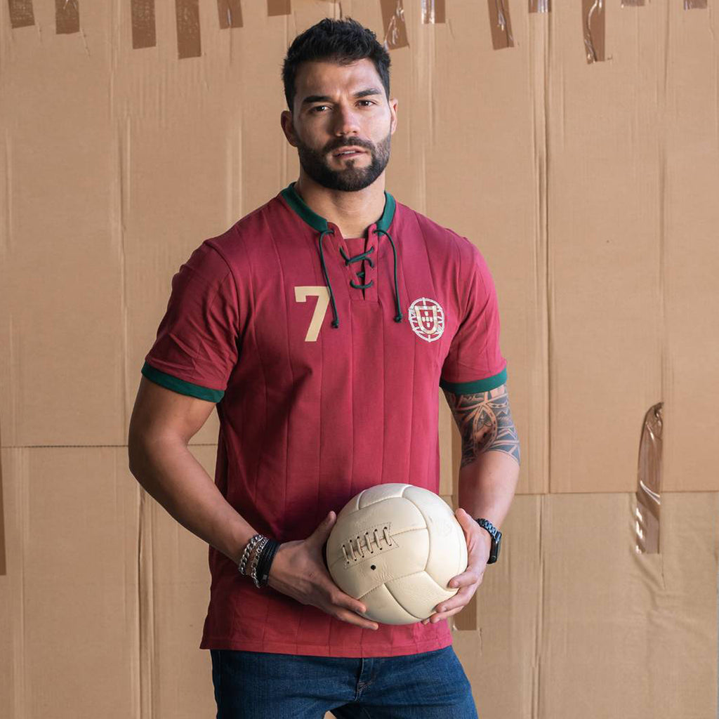 Camiseta Retro Stars A Seleccao FootballTown Color Vinotinto