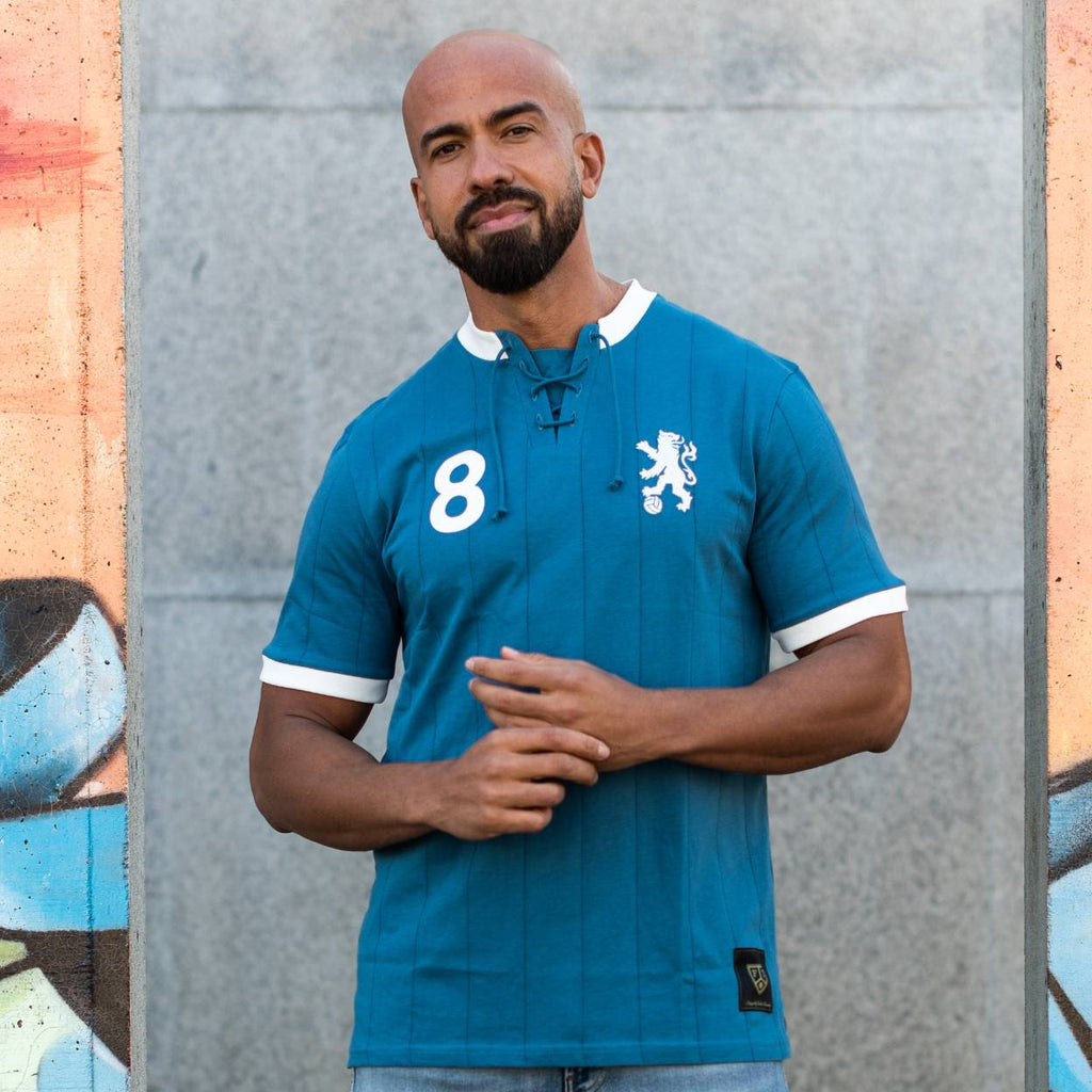 Camiseta Retro Stars Lionheart FootballTown Color Azul