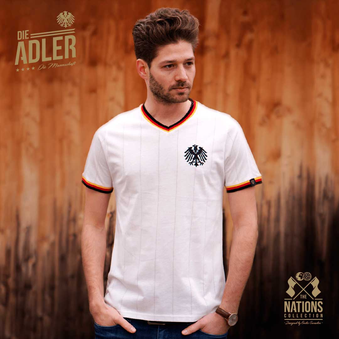 Camiseta Die Adler Football Town Color Blanco
