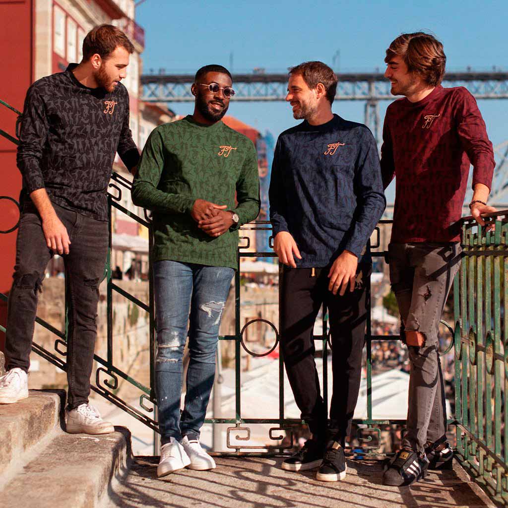 Camiseta Manga Larga Iconic Players FootballTown Color Verde