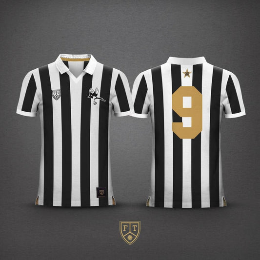 Camiseta Tributo Magpie 260 FootballTown Color Blanco y Negro