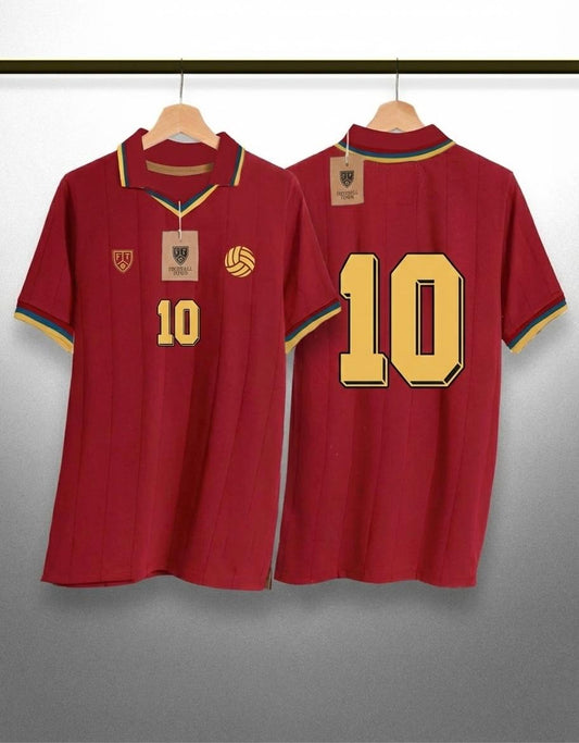 Camiseta El Pibe 1990 Football Town Color Rojo