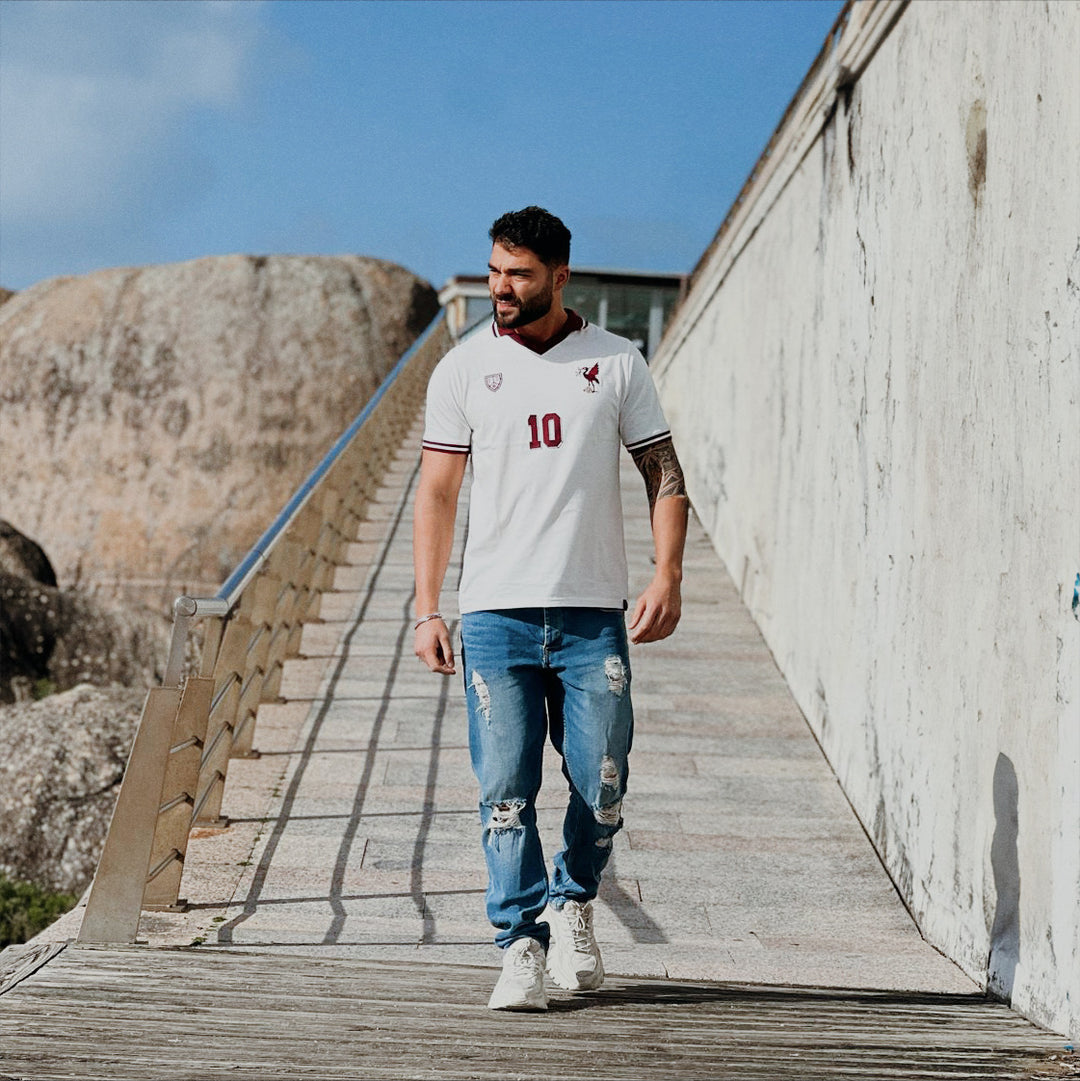 Camiseta Clasica The Bird Away FootballTown Color Blanco