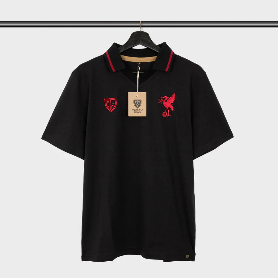 Camiseta The Bird Black FootballTown Color Negro