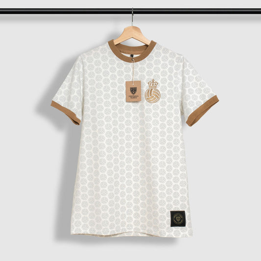 Camiseta La Corona Ball Shapes FootballTown Color Blanco