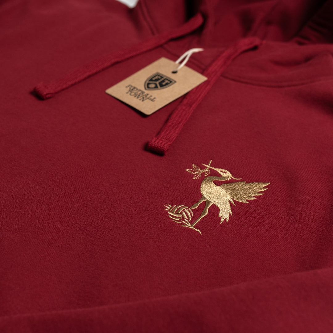 Hoodie The Bird Football Town Color Rojo