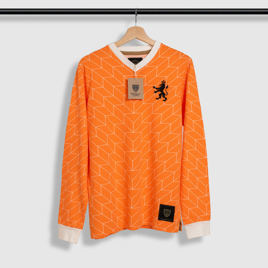 Camiseta Classic The Netherlands 1988 Footballtown Color Naranja