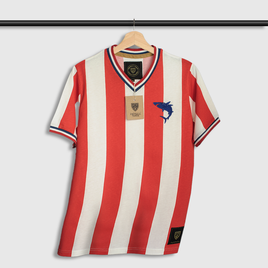 Camiseta El Tiburon FootballTown Color Rojo/Blanco