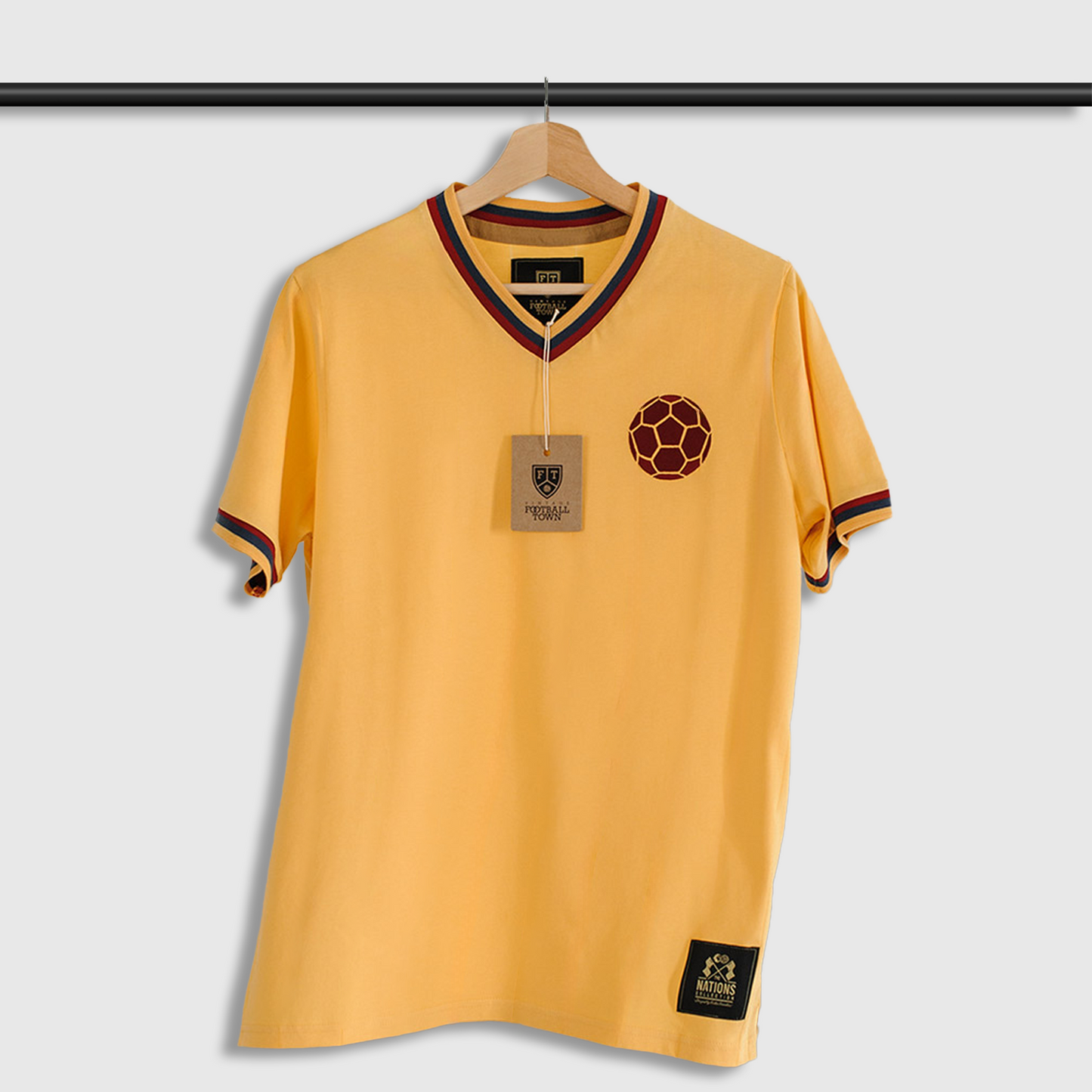 Camiseta El Cafetero FootballTown Color Amarilla