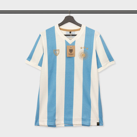 Camiseta Tributo D10S Home Football Town Color Blanco/Azul