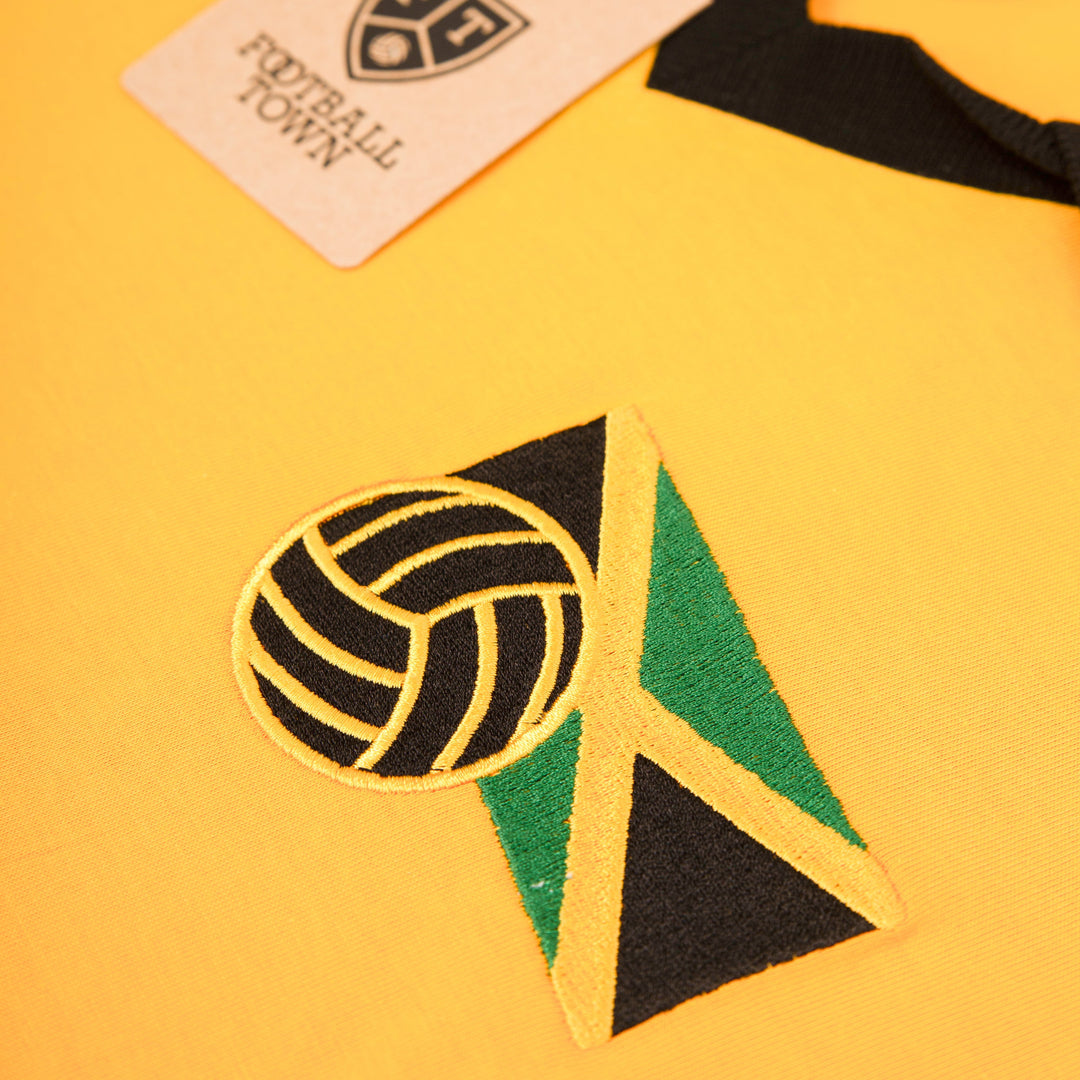 Camiseta Clasica Jamaica Reggae Boyz FootballTown Color Amarillo/Verde