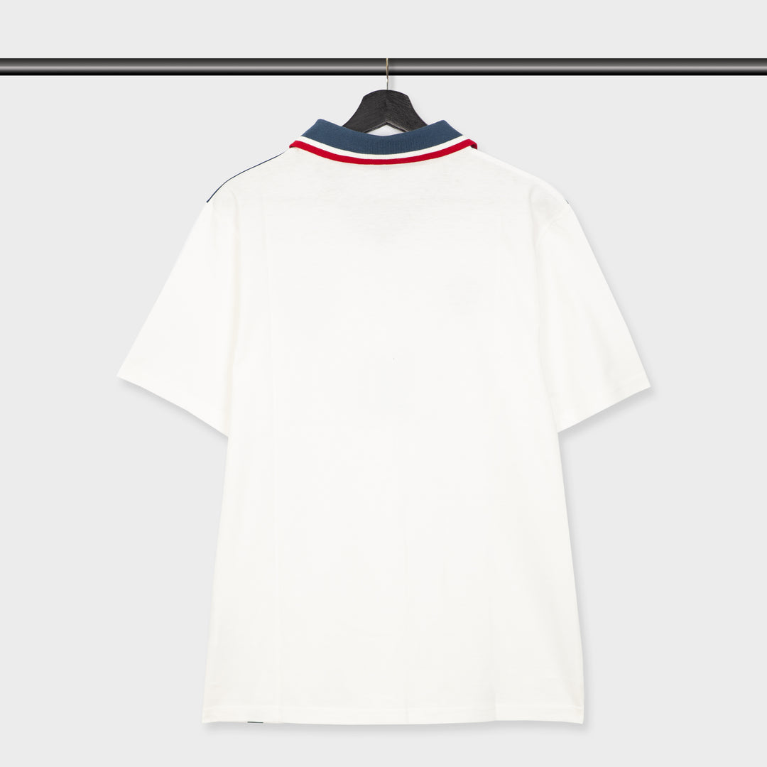 Camiseta Clasica USA Yanks FootballTown Color Blanca/Azul