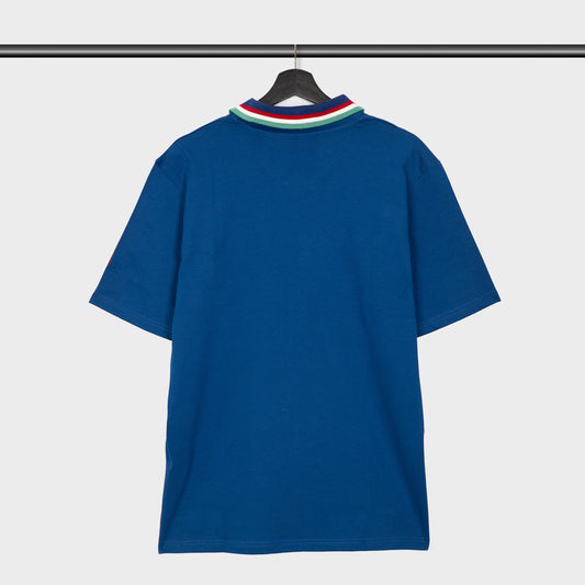 Camiseta Gli Azzurri Italia Clasica FootballTown Color Azul