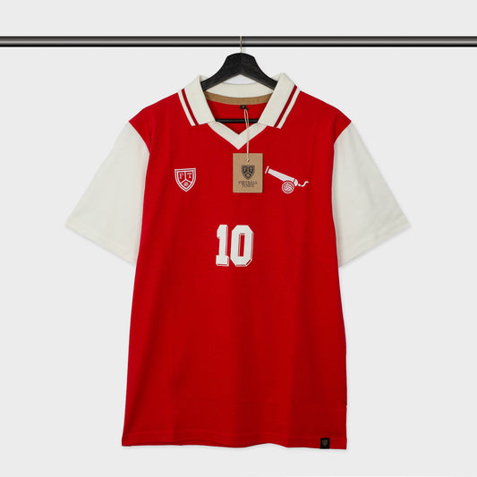 Camiseta The Cannon Clasica FootballTown Color Rojo/Blanco