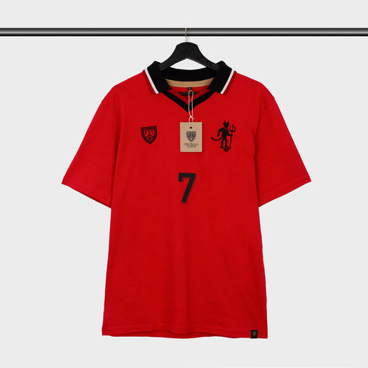 Camiseta Clasica The Devil United FootballTown Color Rojo