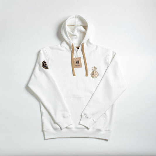 Hoodie La Corona Dorada Football Town Color Blanco