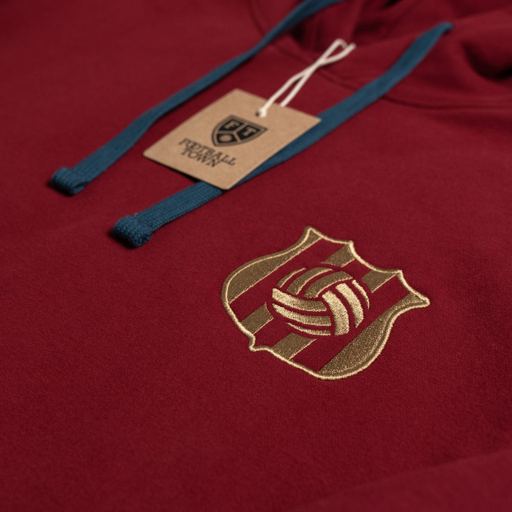 Hoodie LEscut FootballTown Color Vinotinto