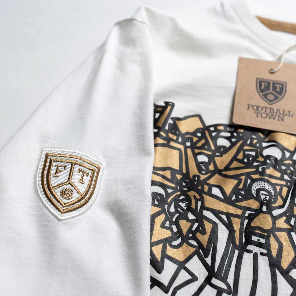 Camiseta Golden Fans FootballTown Color Blanco