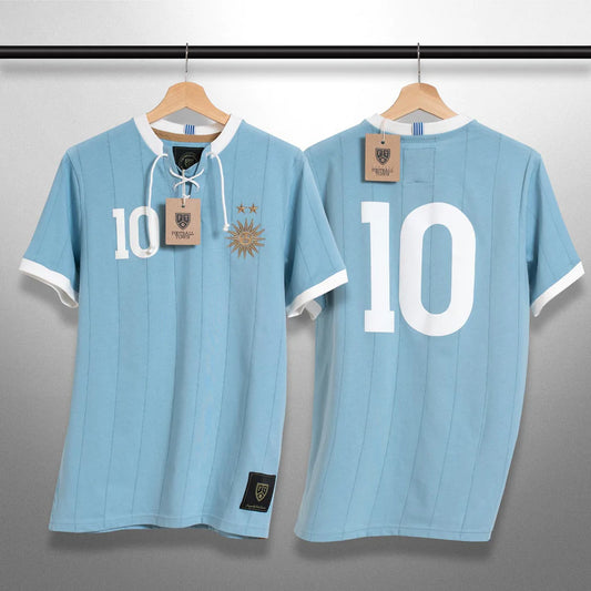 Camiseta Retro Stars La Celeste FootballTown Color Azul