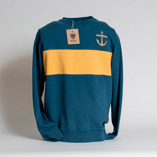 Sweatshirt El Ancla FootballTown Color Azul/Amarillo