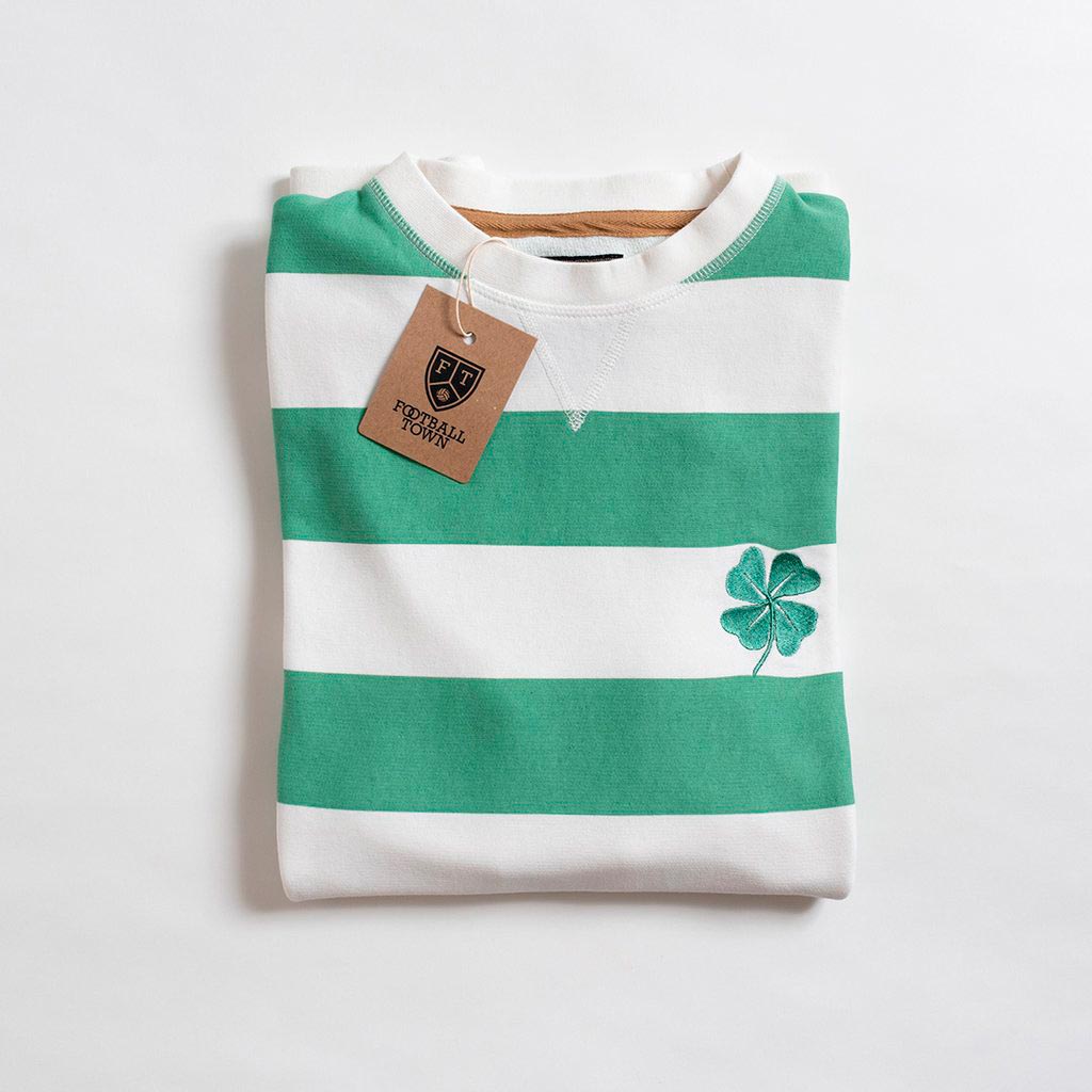 Sweatshirt The Clover FootballTown Color Verde/Blanco