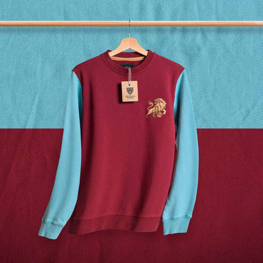 Sweatshirt The Villan FootballTown Color Vinotinto/Azul