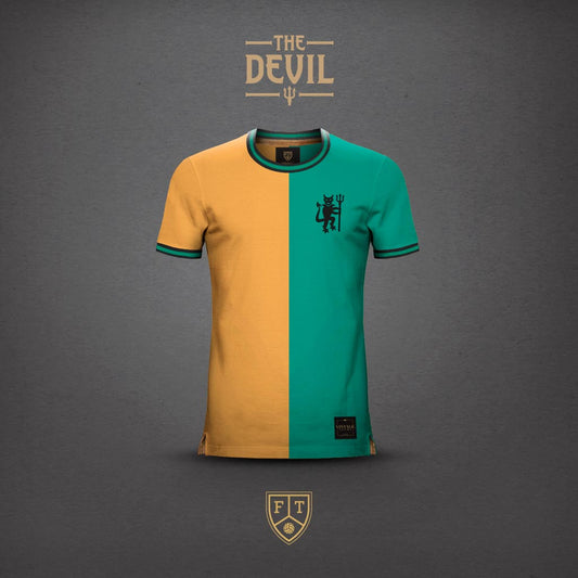 Camiseta The Devil Special Edition Football Town Color Verde/Amarillo