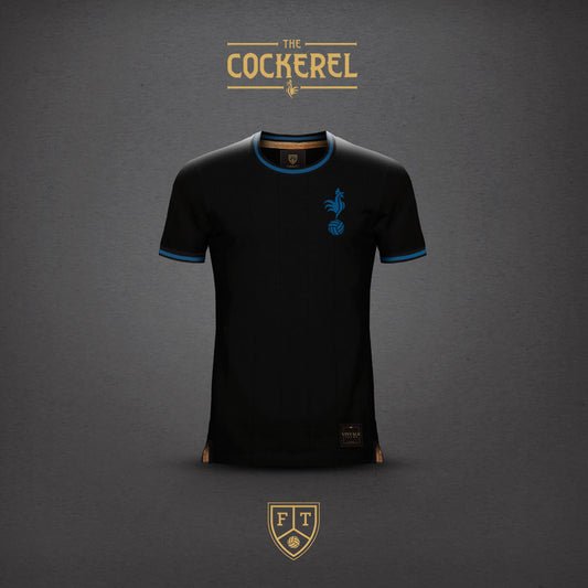 Camiseta The Cockerel Black FootballTown Color Negro