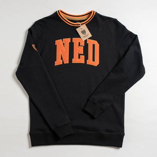 Sweatshirt NED FootballTown Color Negro