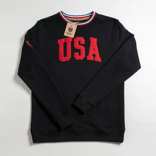 Sweatshirt USA FootballTown Color Negro