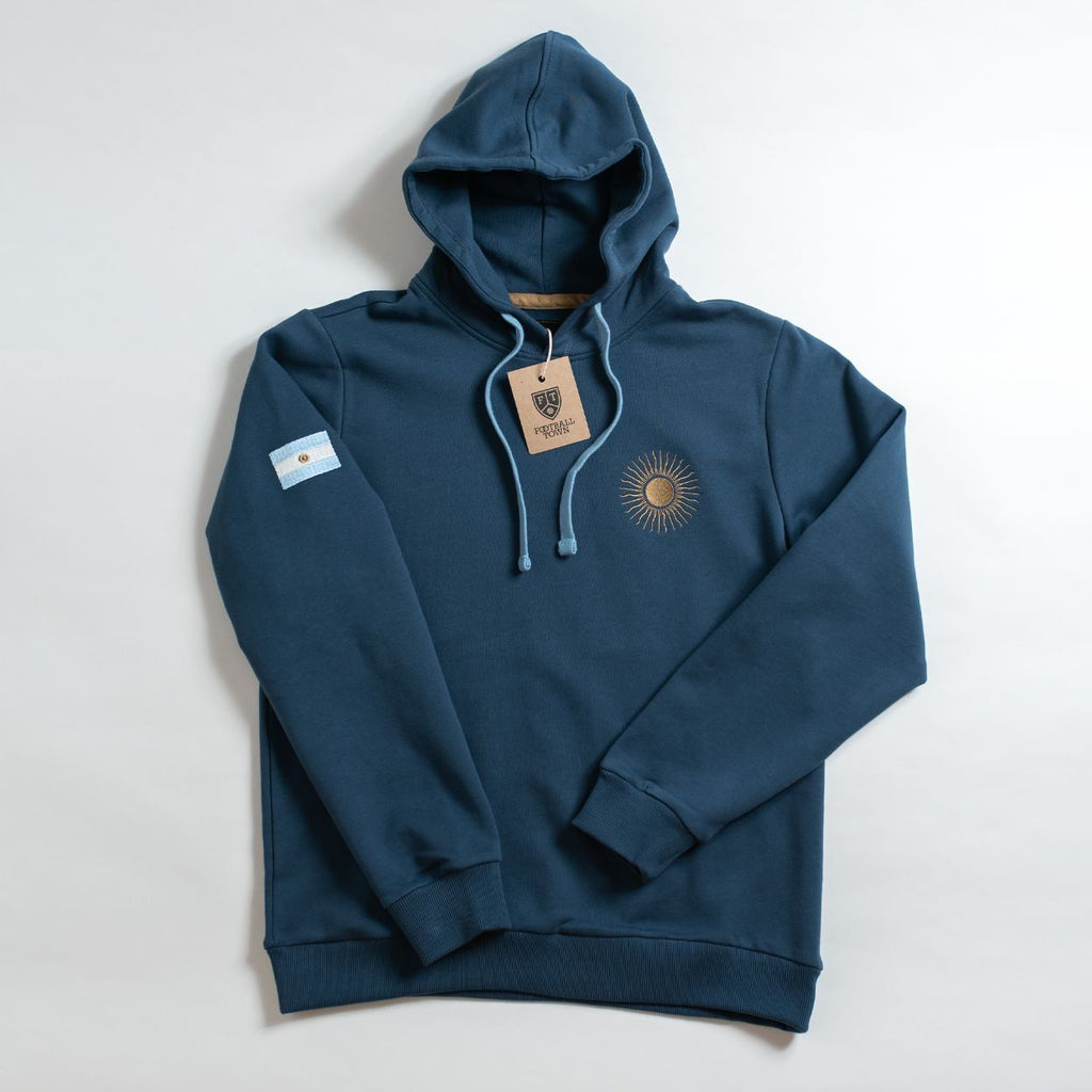 Hoodie El Sol FootballTown Color Azul