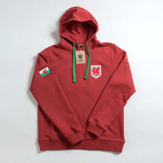 Hoodie The Dragon FootballTown Color Rojo