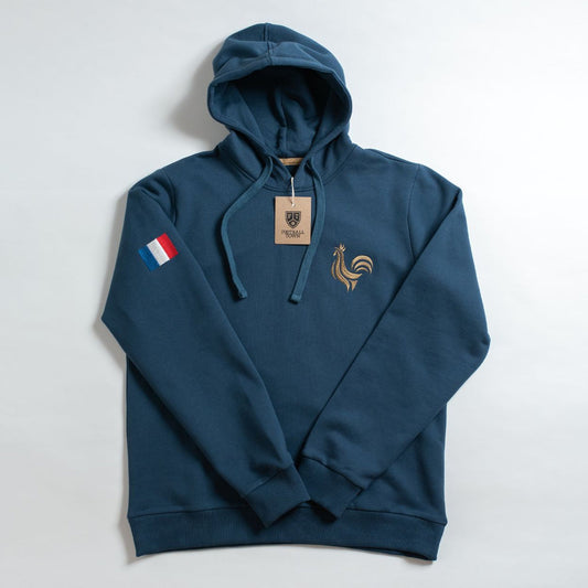 Hoodie Les Bleus FootballTown Color Azul