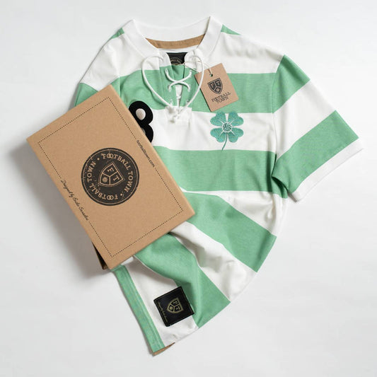 Camiseta Retro Stars Clover FootballTown Color Blanco/Verde