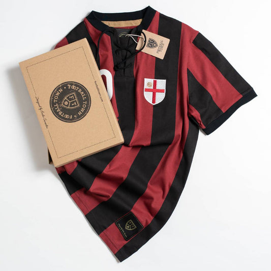 Camiseta Retro Stars Croce FootballTown Color Negro/Rojo