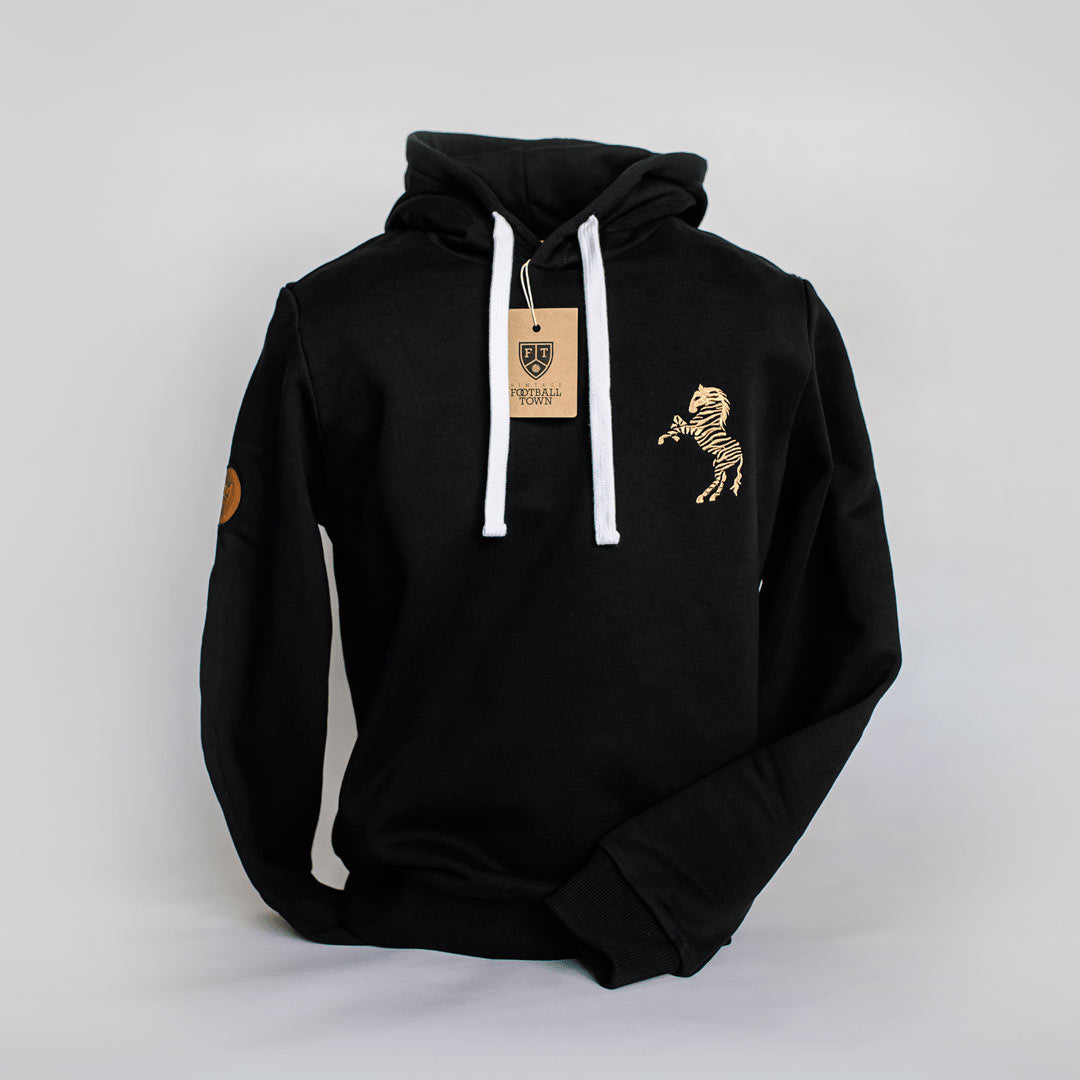 Hoodie La Zebra FootballTown Color Negro