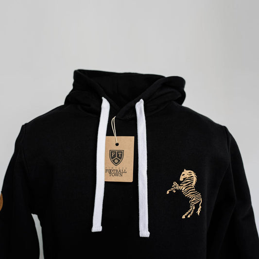 Hoodie La Zebra FootballTown Color Negro