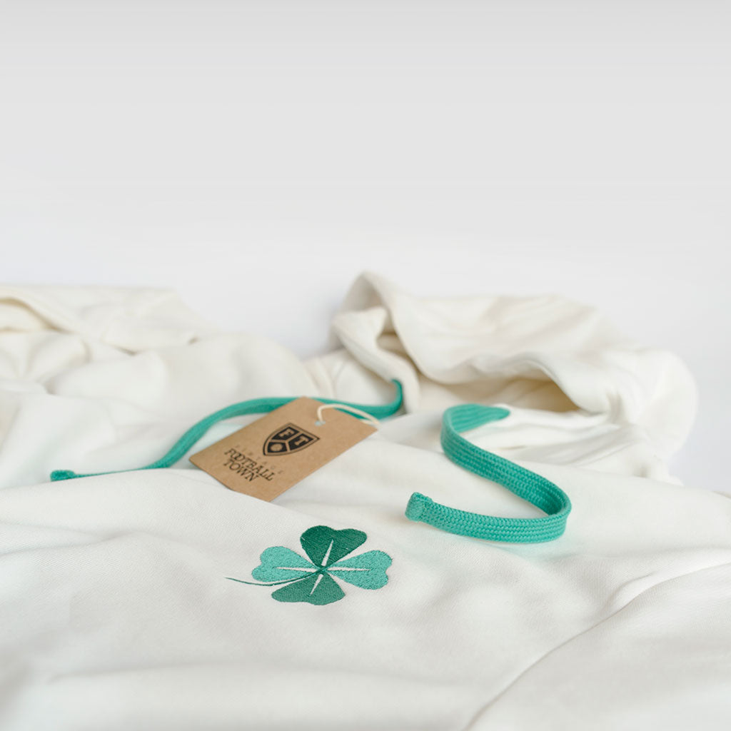 Hoodie The Clover FootballTown Color Blanco