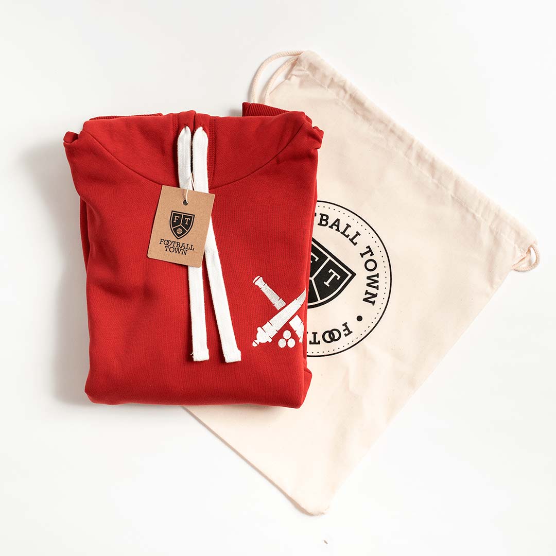 Hoodie The Cannon FootballTown Color Rojo